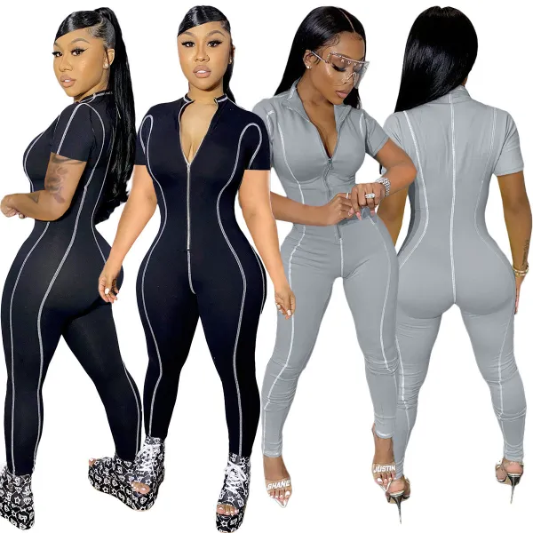 Women's Fashion Curve Jumpsuit