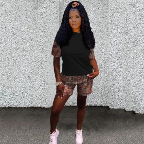 Two Piece T-Shirt Shorts Set