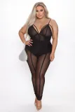 Fashion Sexy Sheer Mesh Pencil Sweatpants (Including Panties)