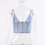 Slide Filament Powder V-Neck Sling
