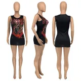 Fashion casual sexy summer new vest dress