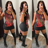 Fashion casual sexy summer new vest dress