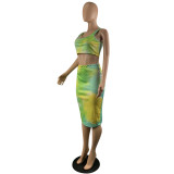 Tie Dye Two Piece Dress