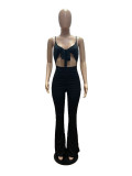 Women's Cutout Sexy Micro-Flare Jumpsuit