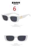Small Frame Square Sunglasses Personality Fashion Hip Hop Sunglasses Net Red Same Sunglasses