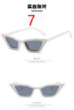 Triangle Cat Eye Diamond Sunglasses