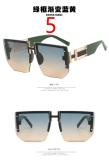 Letter H Frameless Sunglasses Polygonal Retro Sunglasses Fashion Personality Trendy Sunglasses