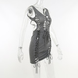 Hollow out special craft dress