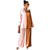Women's Colorblock Sleeve Lapel Fashion Suit