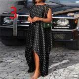 Plus Size Sleeveless Pullover Loose Print Dress