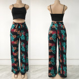Two Piece Printed Camisole Women's Trousers Set