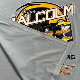 Cool Racing Print Sleeveless Side Cutout T-Shirt Top
