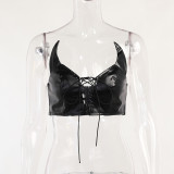 Sexy Little Devil Strapless Backless Hollow Wrapped Chest