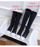 Large size over-the-knee boots all-match simple plus velvet warm stretch boots tide