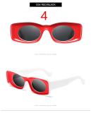Square candy-colored sunglasses men and women hip-hop concave shape sunglasses glasses