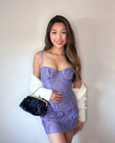 Sexy Lace Backpack Hip Sling Dress Dress