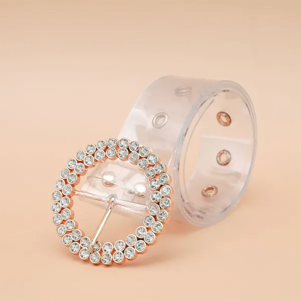 Casual Fashion Transparent Belt  LX652802466038
