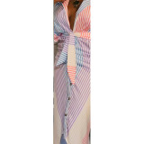 custom-print cardigan dress