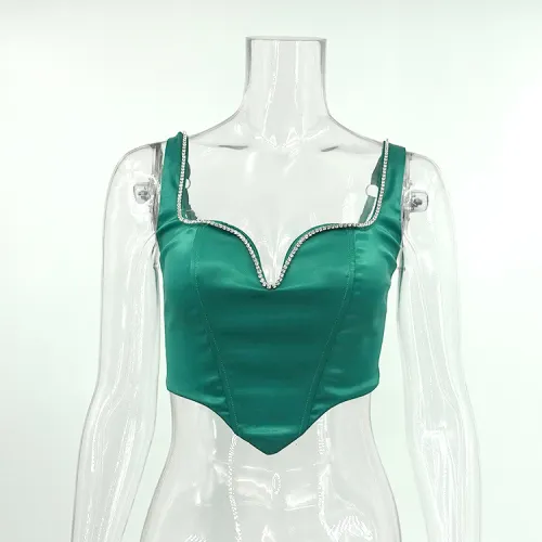 Ladies Spice Camisole Cropped Top