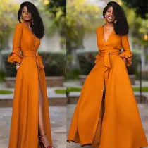 casual lace up dress
