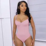 Fashion Sexy Sling Mesh See-Through Bodysuit