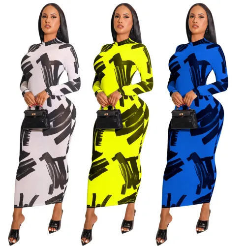 Comfortable and fashionable printed dress