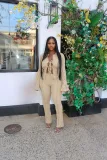 Sexy strap fashion suit