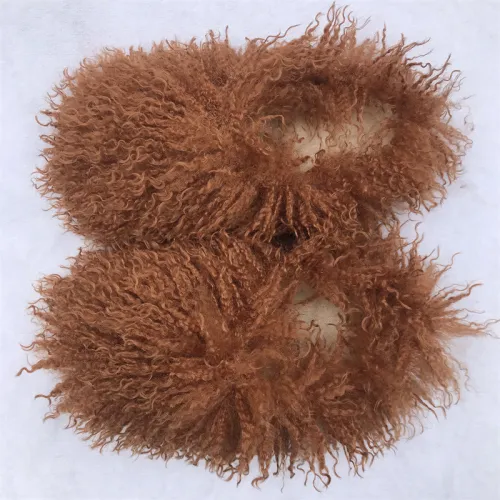 Beach like wool warm women's cotton slippers snow boots