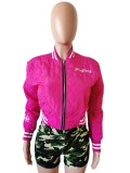 Bomber jacket letter embroidery thread cotton jacket