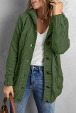 Solid color cardigan sweater loose versatile coat
