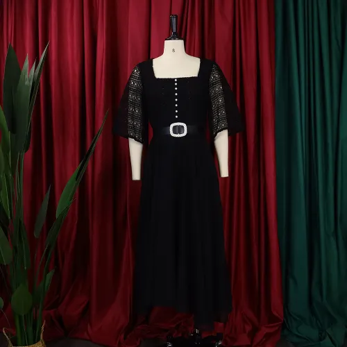 Fashion splicing chiffon beaded celebrity dress
