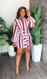 Stripe skirt casual women's dress