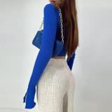 Solid color basic bottomed high neck sweater, fashionable, warm, slim, versatile, long sleeve top for commuting