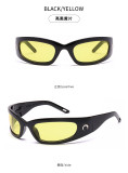 Fashion glasses for men and women cycling sports sunglasses Fashion colorful reflective personality sunglasses
