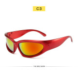 Cycling sports sunglasses Fashion steam punk sunglasses