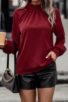 Fashion backless casual shirt