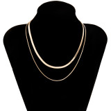 Double chain necklace
