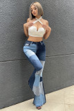 Vintage supermodel flare high waist jeans