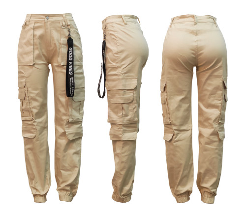 Fashion slim camouflage comfortable casual leggings elastic overalls