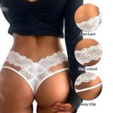 Sexy Lace Perspective Three point Women's Low rise G-string Pants