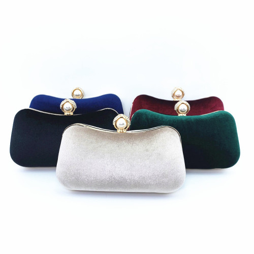 Velvet gilt evening bag Vintage lady handbag Fashion celebrity dinner bag Cheongsam handbag