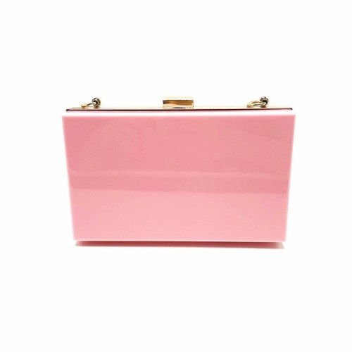 Acrylic transparent fashion dinner bag diagonal mini banquet handbag small square bag