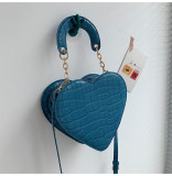 Love handbag women's bag chain stone pattern bag net red one shoulder diagonal women's bag