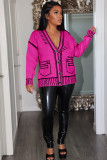 Painting graffiti loose lazy cardigan coat knitted top