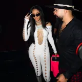 Off Shoulder Long Sleeve Hollow Sexy Slim Bodysuit