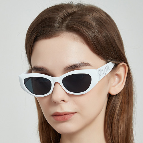 Letter sunglasses fashion colorful hip-hop punk sunglasses retro small frame glasses