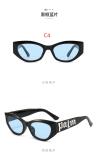 Letter sunglasses fashion colorful hip-hop punk sunglasses retro small frame glasses