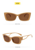 Fashion butterfly frame women's sunglasses simple personality hollow out leg glasses men's retro sunshade sunglasses