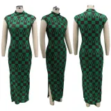 Women's dress Women's split dress French skirt