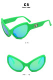 Y2K Punk Future Double B Sunglasses Sunglasses UV Protection